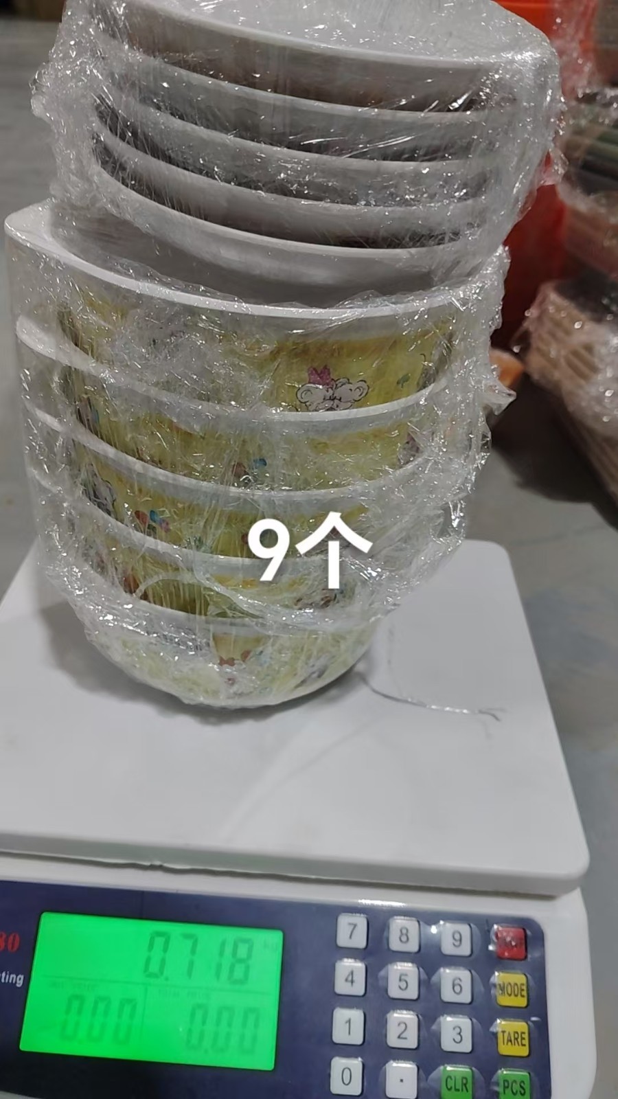 Cartoon melamine bowl