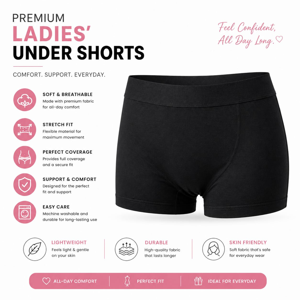 SKINNY FIT SHORTS