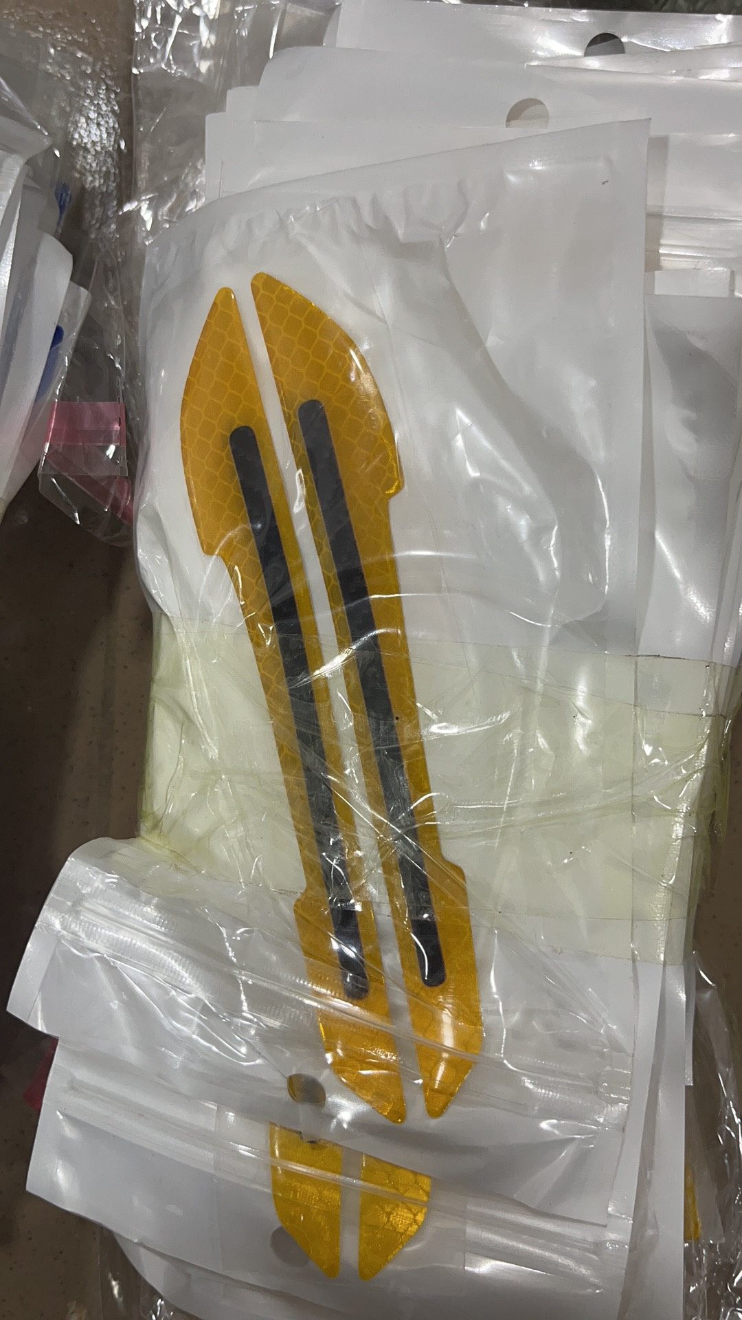 carbon reflective sticker