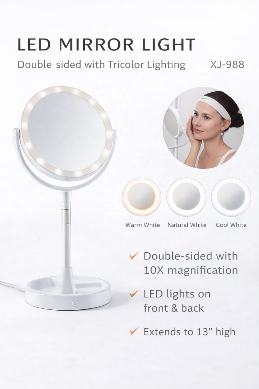 FOLDABLE MAKEUP MIRROR