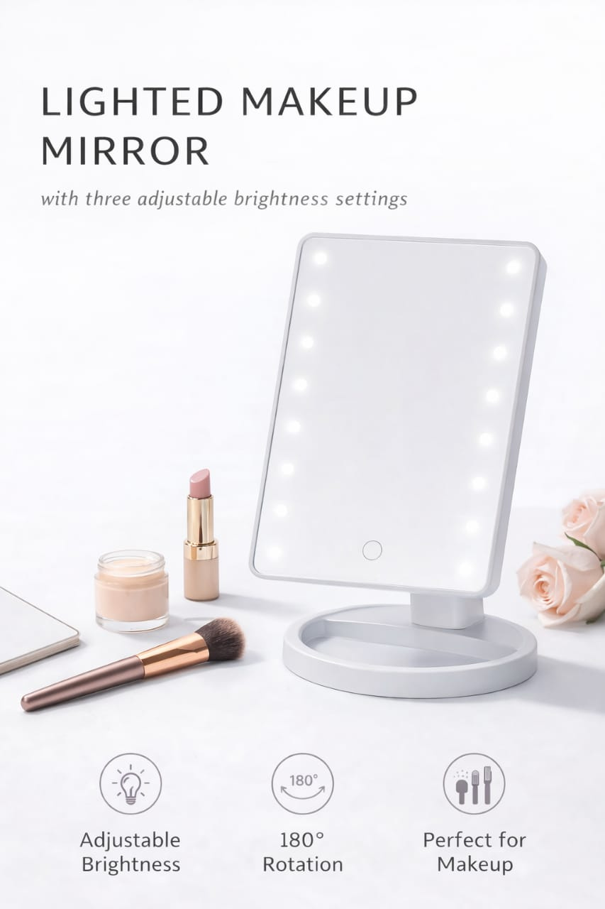 ROTATING MAKE UP MIRROR