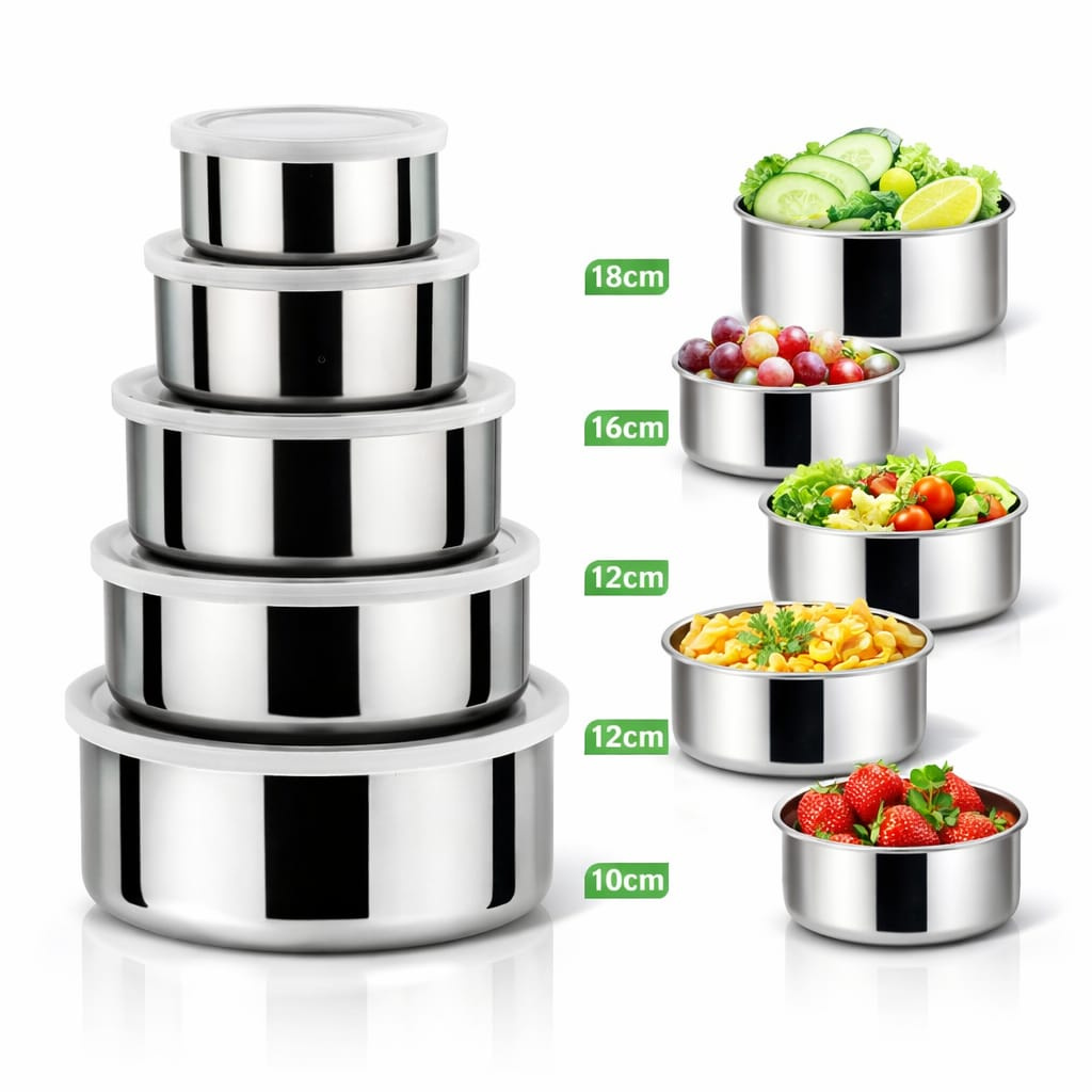 5 IN 1 STAINLESS STEEL POT