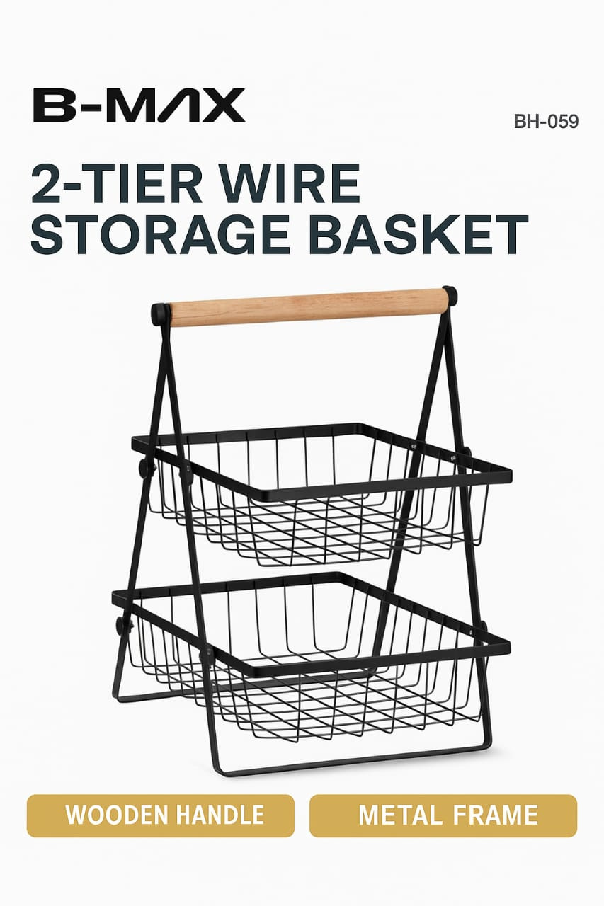 double layer basket