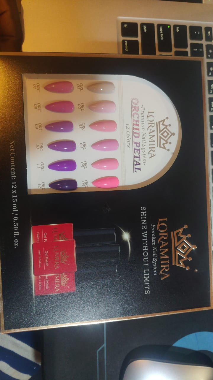 12 COLORS GEL POLISH SET