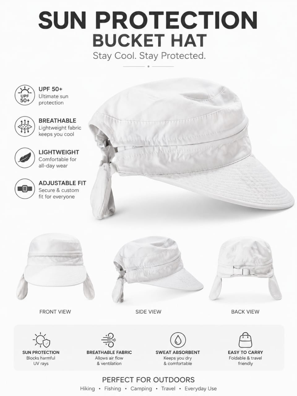SUN BUCKET HAT