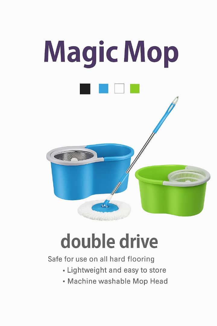 magic mop double drive