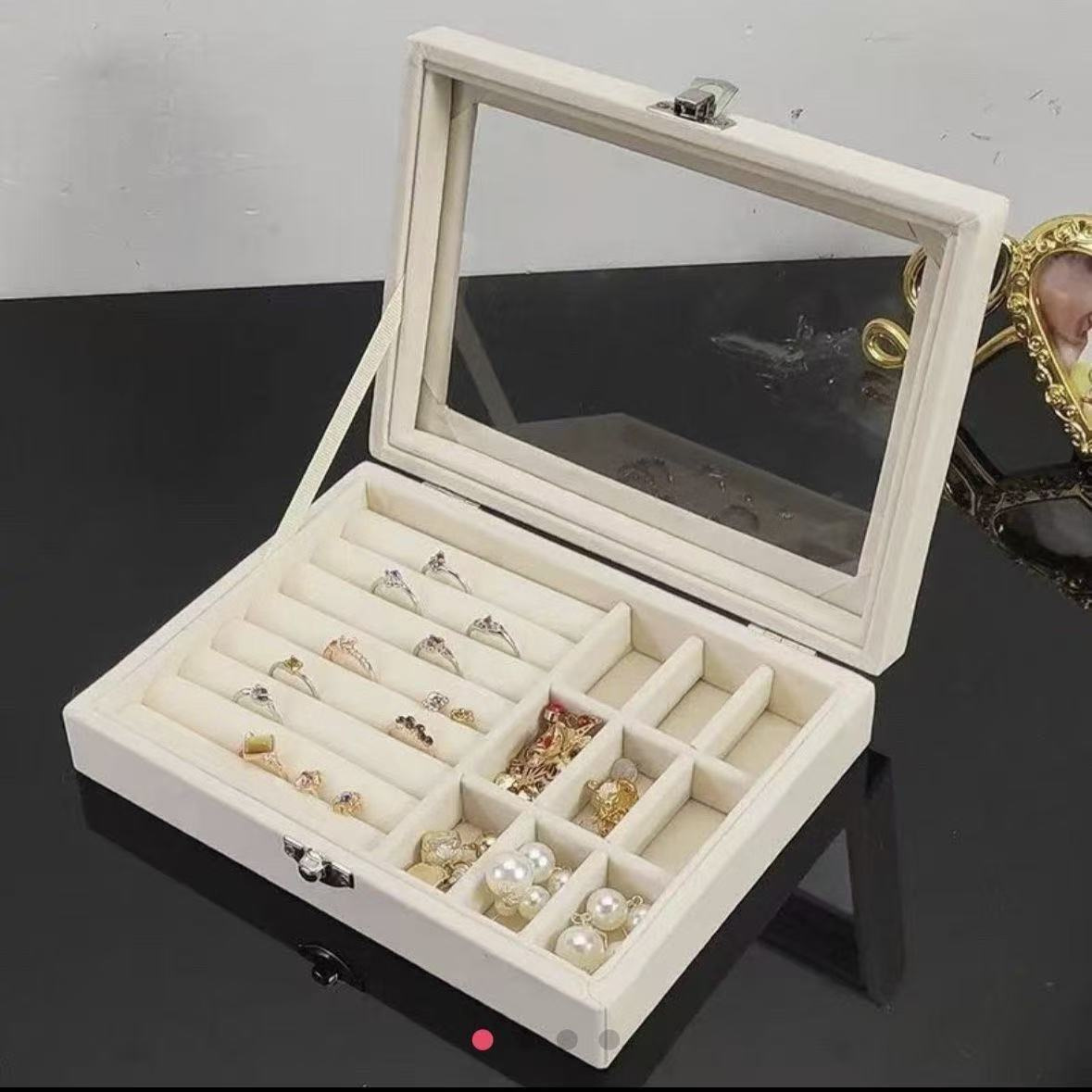 Single(Flat)-layer jewelry box