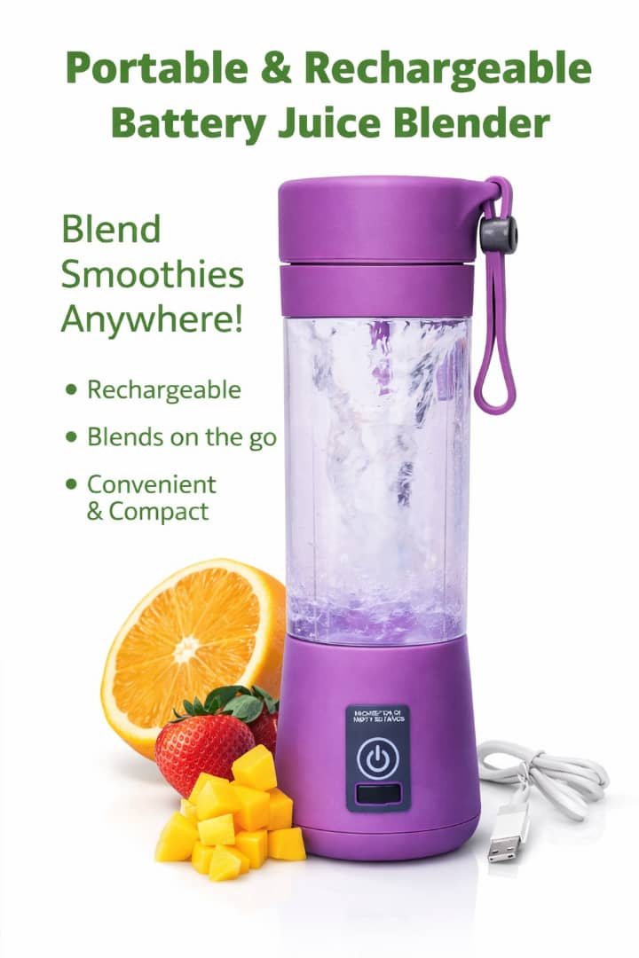 PORTABLE AND RECHARGEABLE BLENDER(380)